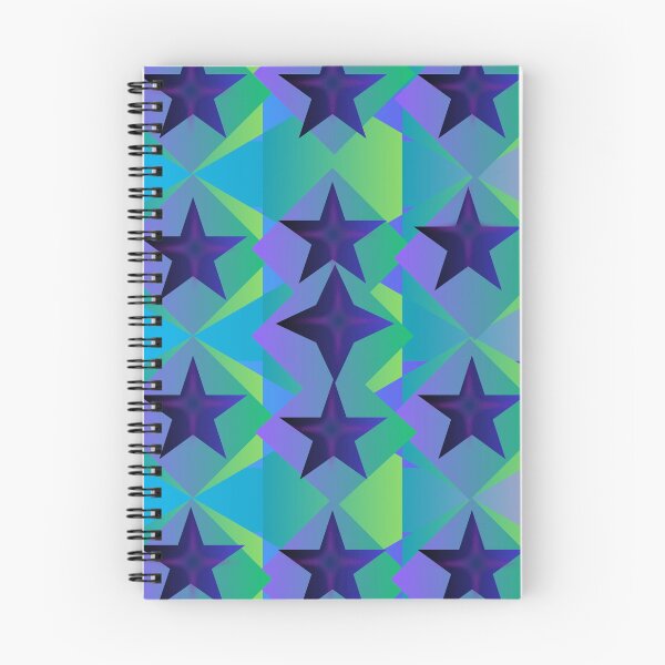 Item preview, 3D Purple Stars and Green Blue Gradient Pattern designed and sold by MTNADJE.