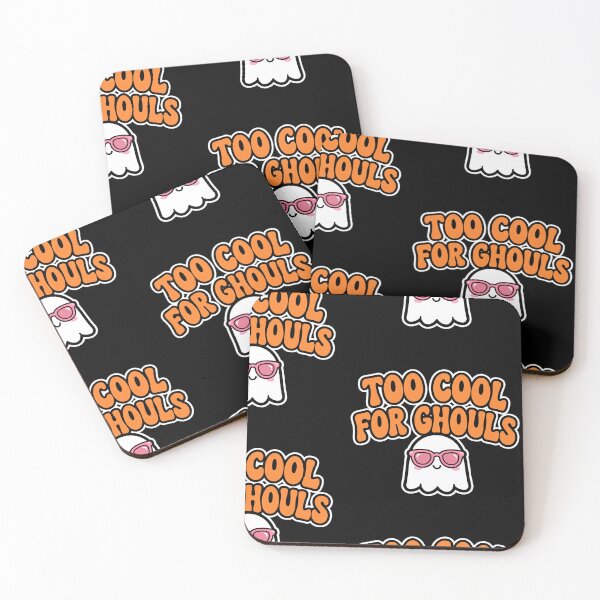 Item preview, Too Cool For Ghouls | Funny Retro Halloween Ghost | Cute Spooky Sunglasses designed and sold by Aisha Reda.