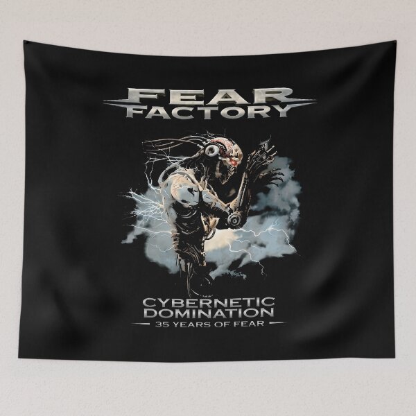 Item preview, Fear Factory Cybernetic Domination 35 Years Of Fear designed and sold by thedoodlevault.