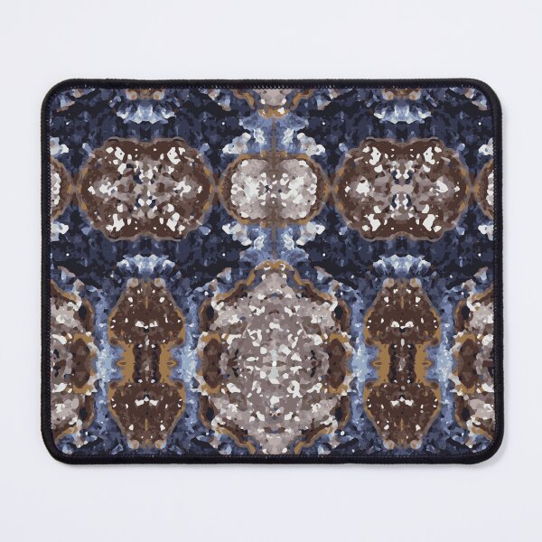 Item preview, azurite copper fluorite Symmetrical Mineral Pattern designed and sold by ArtDesignTp.