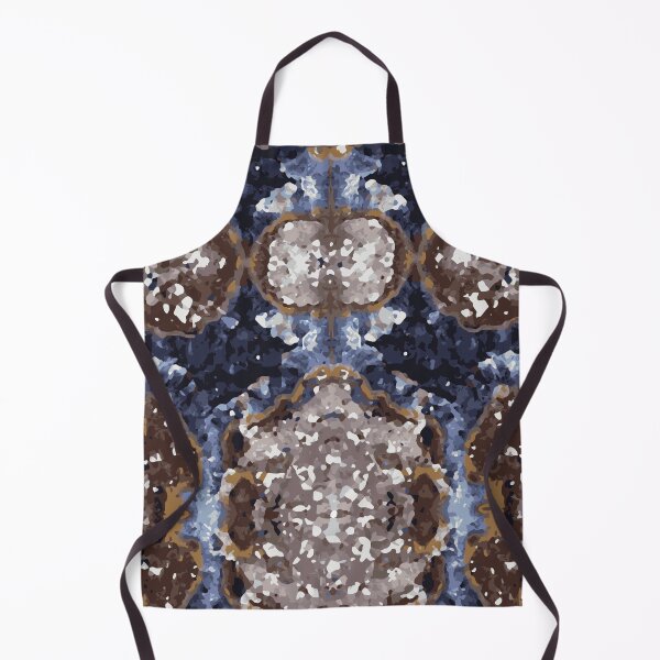 Item preview, azurite copper fluorite Symmetrical Mineral Pattern designed and sold by ArtDesignTp.