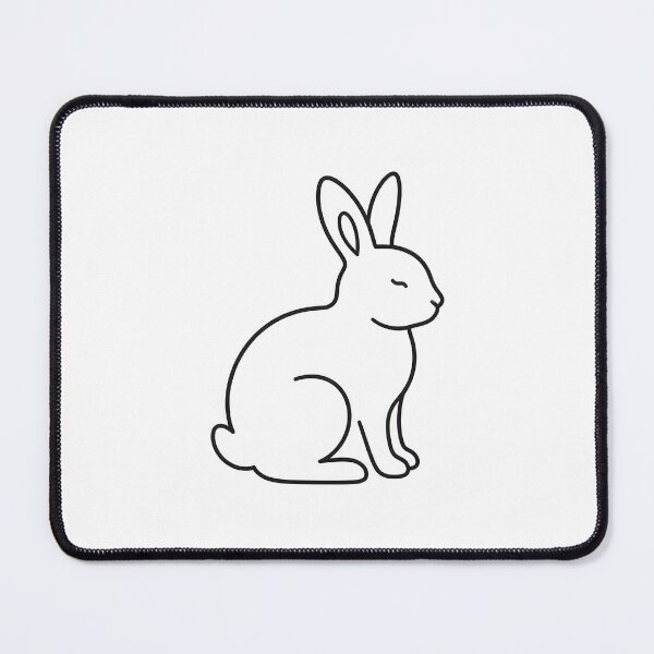 Item preview, Minimalist Rabbit - Line Art Design designed and sold by SimpleLinesCo.