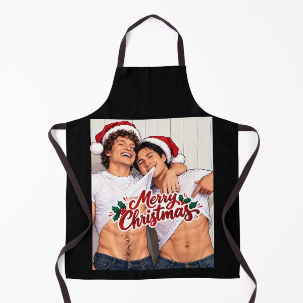 Item preview, A Merry Christmas from Shane (Hudson Williams) and Ilya (Connor Storrie) of Heated Rivalry - Fan art designed and sold by PopCultureAndStuff.