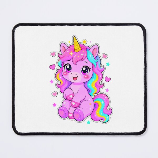 Item preview, Kawaii Rainbow Unicorn Magical Pastel Fantasy designed and sold by ExploreAura Studio.
