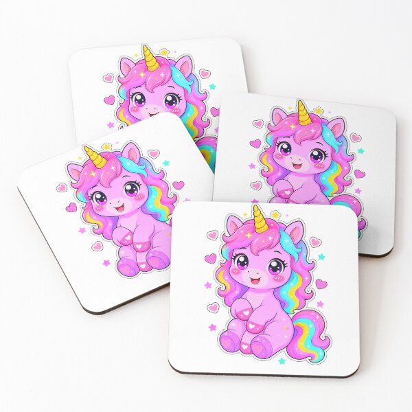 Item preview, Kawaii Rainbow Unicorn Magical Pastel Fantasy designed and sold by ExploreAura Studio.