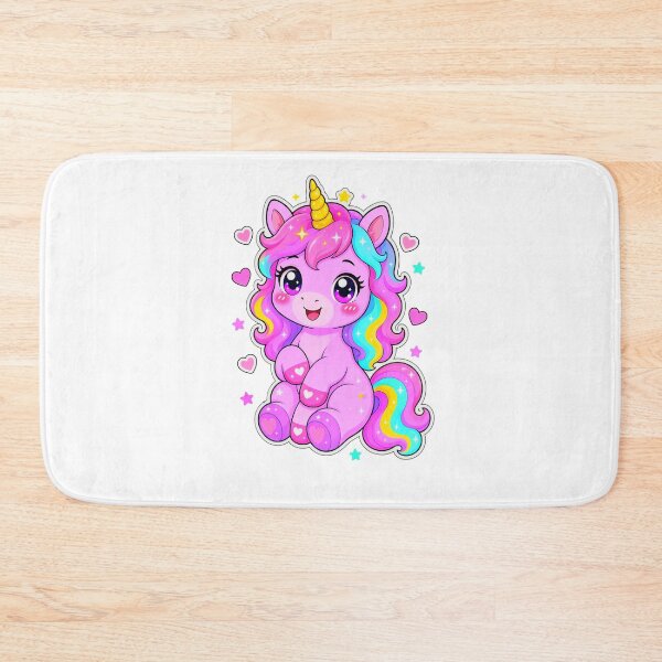 Item preview, Kawaii Rainbow Unicorn Magical Pastel Fantasy designed and sold by ExploreAura Studio.