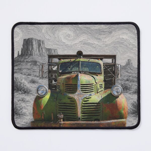 Item preview, old faded farm ranch truck Dodge designed and sold by TheFuturePassed.