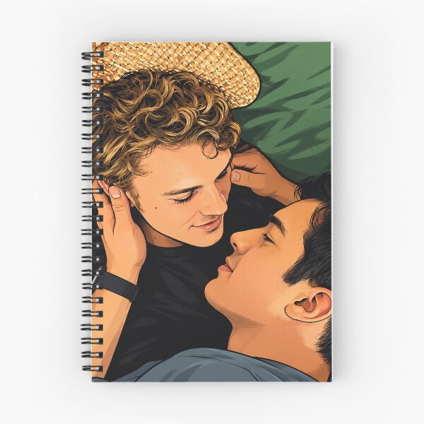 Item preview, Passionate look between Shane (Hudson Williams) and Ilya (Connor Storrie) from Heated Rivalry - Fan art designed and sold by PopCultureAndStuff.