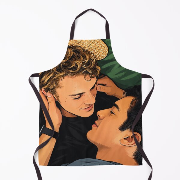 Item preview, Passionate look between Shane (Hudson Williams) and Ilya (Connor Storrie) from Heated Rivalry - Fan art designed and sold by PopCultureAndStuff.