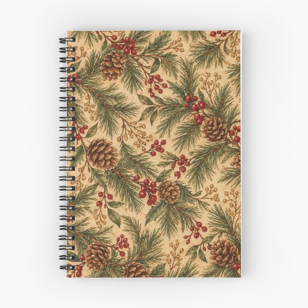 Item preview, Vintage Pinecone Berry Christmas  designed and sold by mycute-stickers.