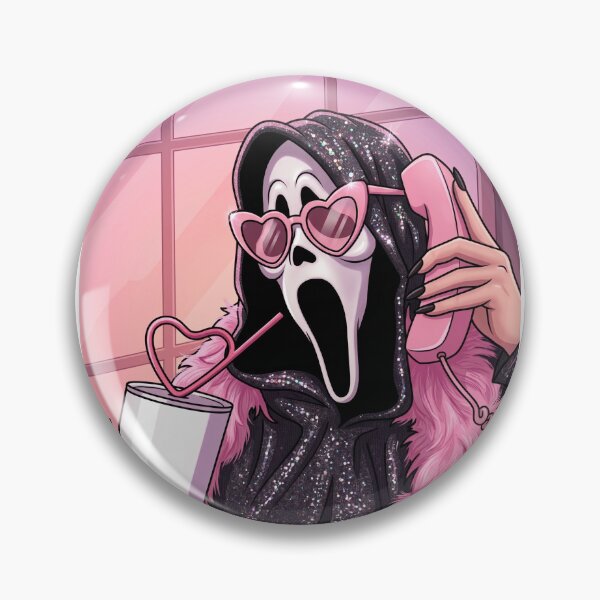 Item preview, Spooky Pink Phone Killer - Halloween Glitter Slasher designed and sold by minim.iart.