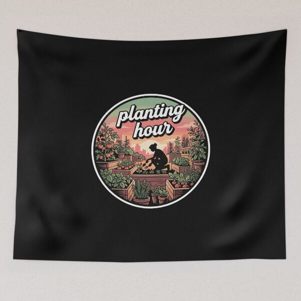 Item preview, Planting Hour Gardener Hobby Urban Garden Lover designed and sold by PopStars1993.