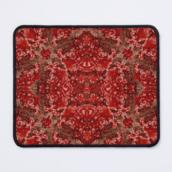 Item preview, Vanadinite Red Brown Symmetrical Mineral Pattern designed and sold by ArtDesignTp.