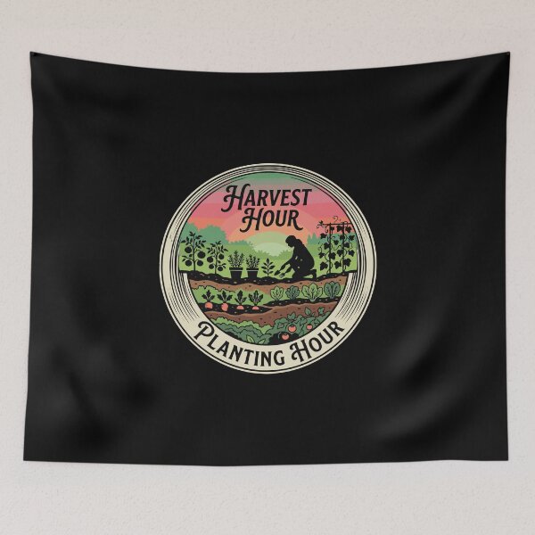 Item preview, Harvest Hour Planting Hour Gardening Hobby Gardener designed and sold by PopStars1993.