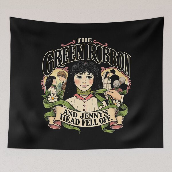 Item preview, The Green Ribbon And Jenny’s Head Fell Off designed and sold by thedoodlevault.
