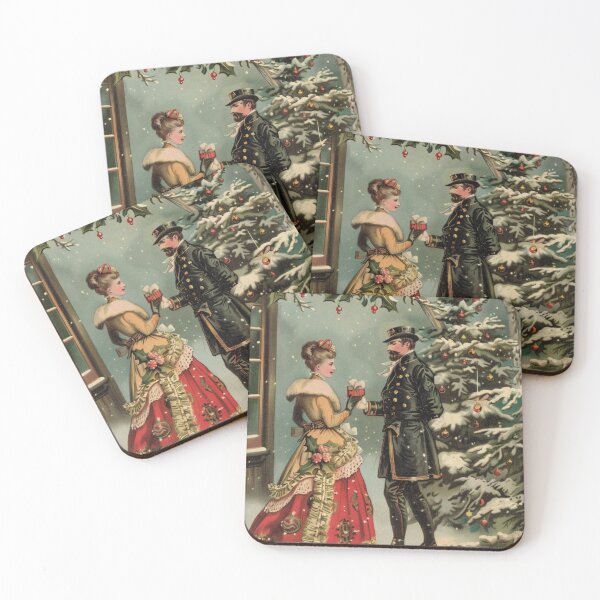 Item preview, Vintage Victorian Christmas card designed and sold by MendaciousMina.