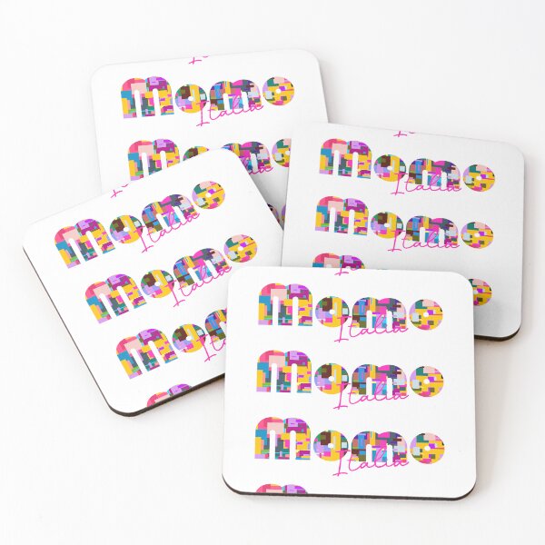 Item preview, Momo, Novara, Italy, Italia, colorful typography design for travellers designed and sold by Wanderful-roads.