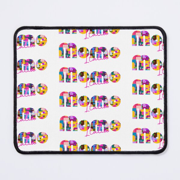 Item preview, Momo, Novara, Italy, Italia, colorful typography design for travellers designed and sold by Wanderful-roads.