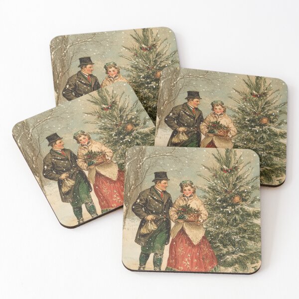 Item preview, Vintage Victorian Christmas card designed and sold by MendaciousMina.
