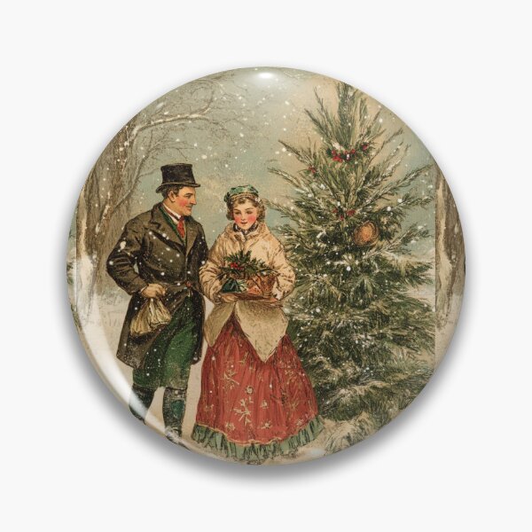 Item preview, Vintage Victorian Christmas card designed and sold by MendaciousMina.