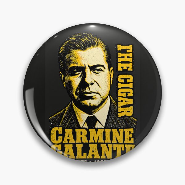 Item preview, Carmine 'The Cigar' Galante - NYC 1960s Mobster Graphic designed and sold by Marginalia Workshop.