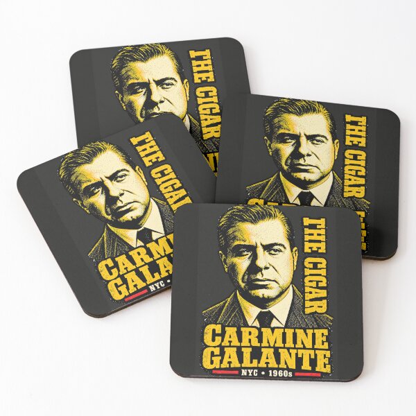 Item preview, Carmine 'The Cigar' Galante - NYC 1960s Mobster Graphic designed and sold by Marginalia Workshop.