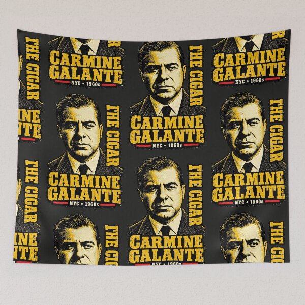 Item preview, Carmine 'The Cigar' Galante - NYC 1960s Mobster Graphic designed and sold by Marginalia Workshop.