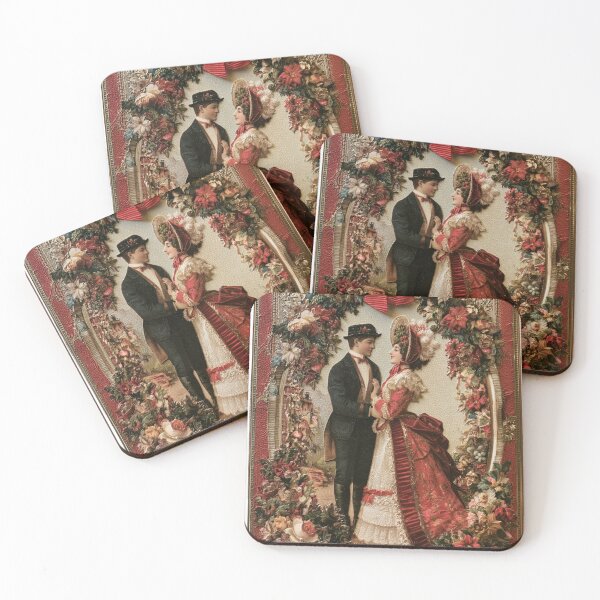 Item preview, Vintage Victorian Christmas card designed and sold by MendaciousMina.