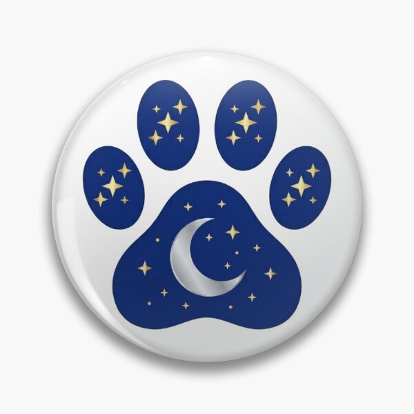 Item preview, Silver Moon Footprint and Golden Stars - Simplicity Collection designed and sold by Goodthingstree.