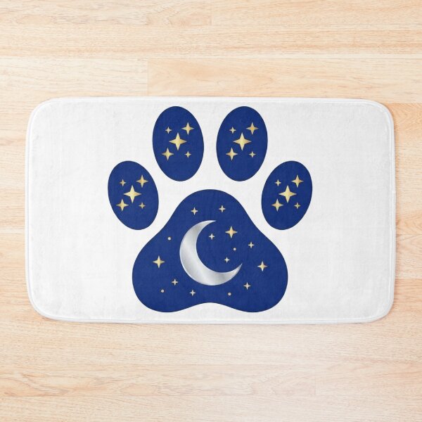 Item preview, Silver Moon Footprint and Golden Stars - Simplicity Collection designed and sold by Goodthingstree.