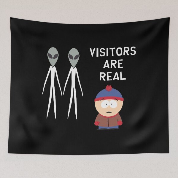 Item preview, Eric Cartman South Park Visitors Are Real designed and sold by thedoodlevault.