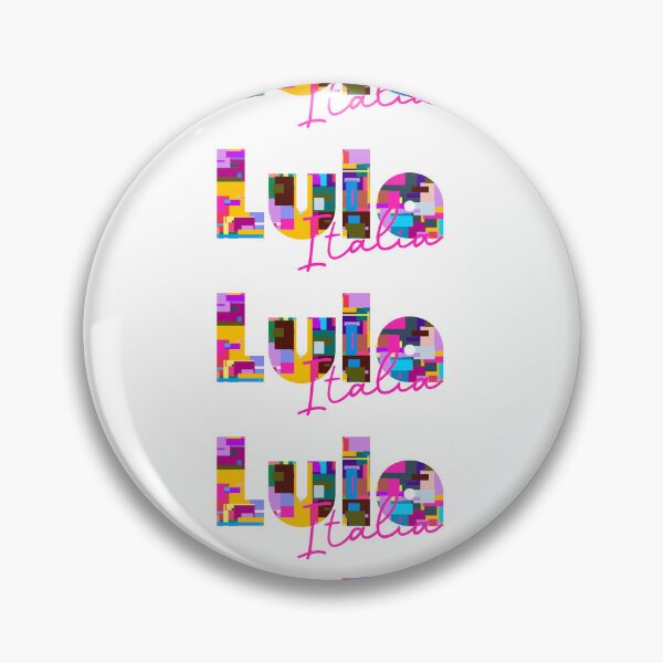 Item preview, Lula, Nuoro, Italy, Italia, colorful typography design for travellers designed and sold by Wanderful-roads.