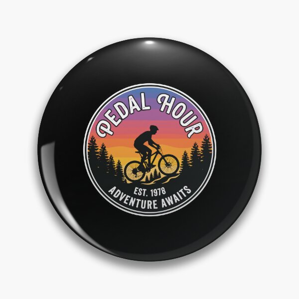 Item preview, Pedal Hour Adventure Awaits Mountain Biker Cycling Enthusiast Est. 1978 designed and sold by PopStars1993.