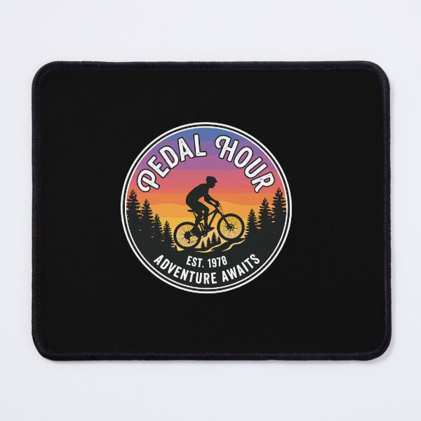 Item preview, Pedal Hour Adventure Awaits Mountain Biker Cycling Enthusiast Est. 1978 designed and sold by PopStars1993.