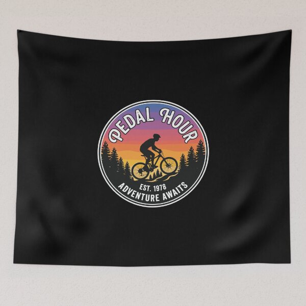 Item preview, Pedal Hour Adventure Awaits Mountain Biker Cycling Enthusiast Est. 1978 designed and sold by PopStars1993.