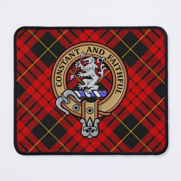 Item preview, Clan MacQueen Crest over Tartan designed and sold by sifis.