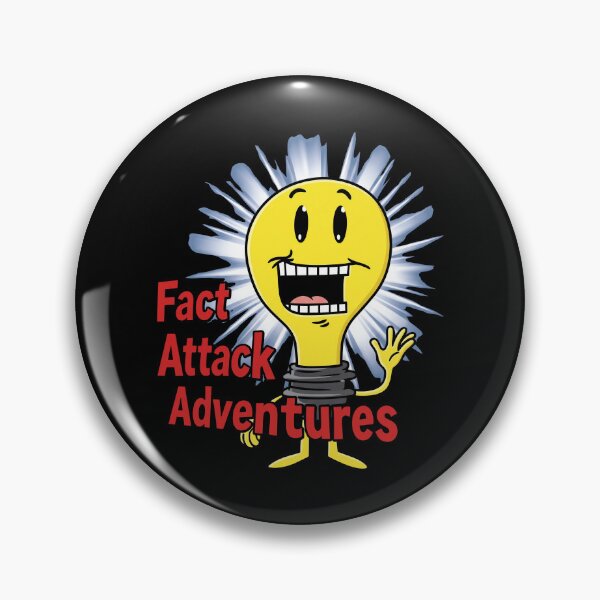 Item preview, Lightbulb Fact Attack Adventures designed and sold by thedoodlevault.