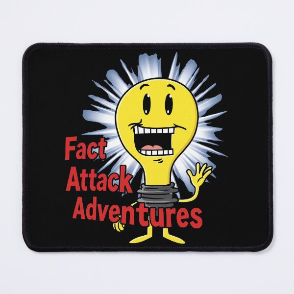 Item preview, Lightbulb Fact Attack Adventures designed and sold by thedoodlevault.