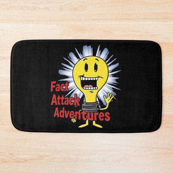Item preview, Lightbulb Fact Attack Adventures designed and sold by thedoodlevault.