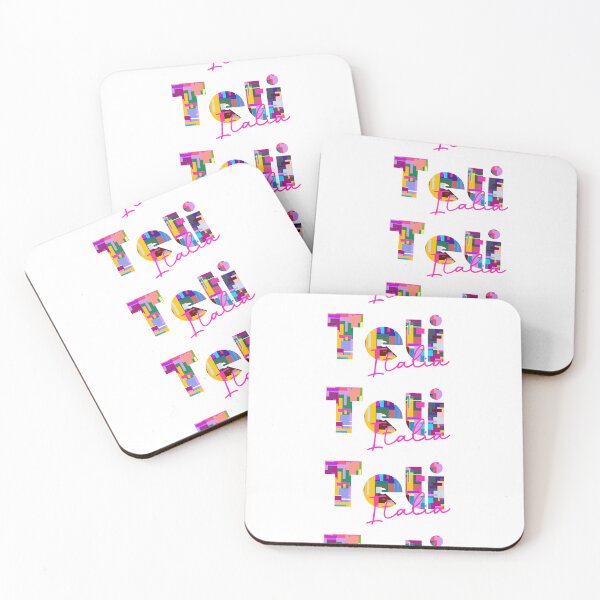Item preview, Teti, Nuoro, Italy, Italia, colorful typography design for travellers designed and sold by Wanderful-roads.