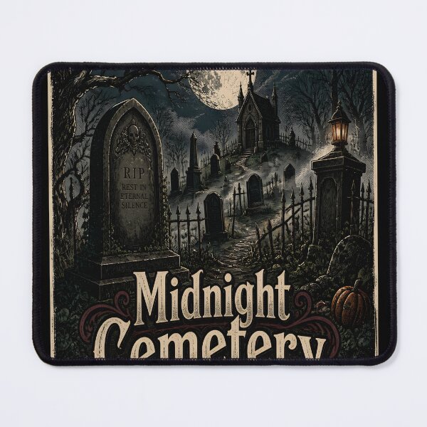 Item preview, Midnight Cemetery Wide Graveyard designed and sold by KristenosNehk.