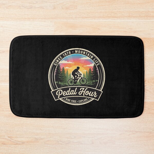 Item preview, Pedal Hour Since 1978 Mountain Life Ride Free Explore Mountain Biker Cyclist Outdoor Adventure designed and sold by PopStars1993.