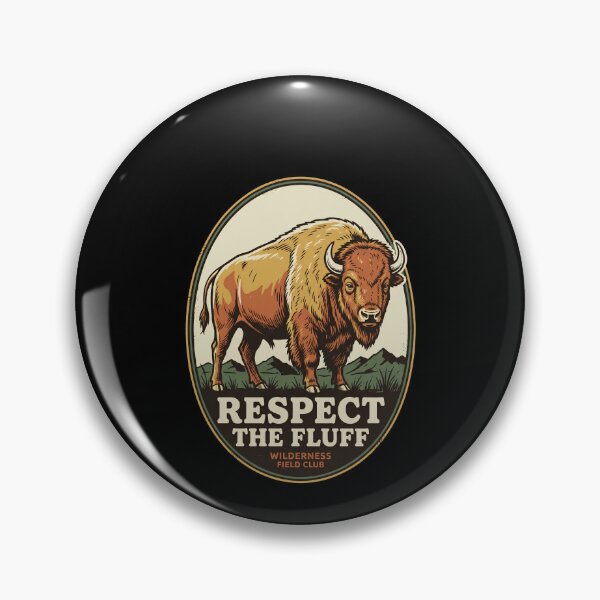 Item preview, Respect The Fluff Vintage Bison Buffalo Wilderness Field Club designed and sold by VinsendDraconi.