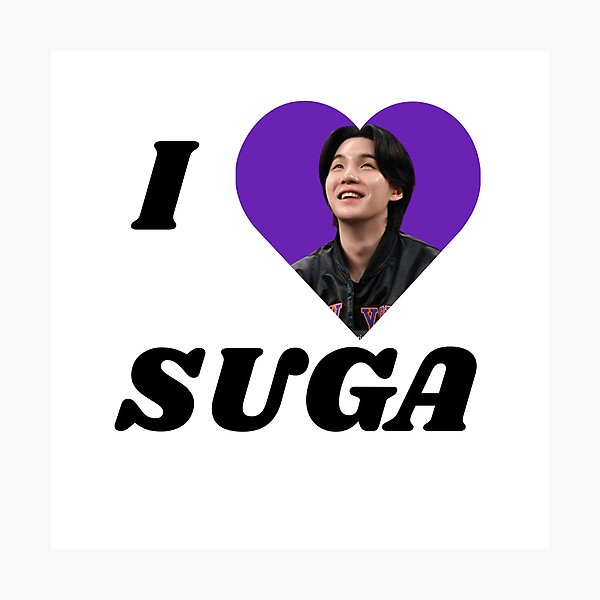 Item preview, I Heart SUGA | BTS designed and sold by keysfandomfinds.