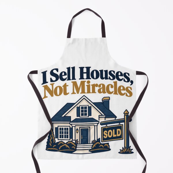 Item preview, I Sell Houses Not Miracles designed and sold by NovaToons.