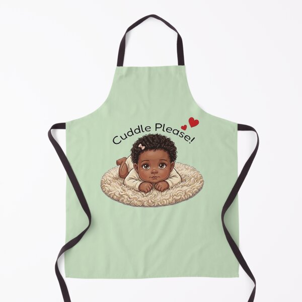 Item preview, Dark Skin Baby Girl Gift Cuddle Please designed and sold by The-NOKU-Co.
