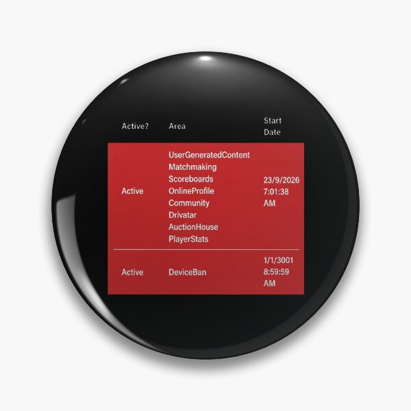 Item preview, Forza Horizon 6 Device Ban Screen designed and sold by thedoodlevault.
