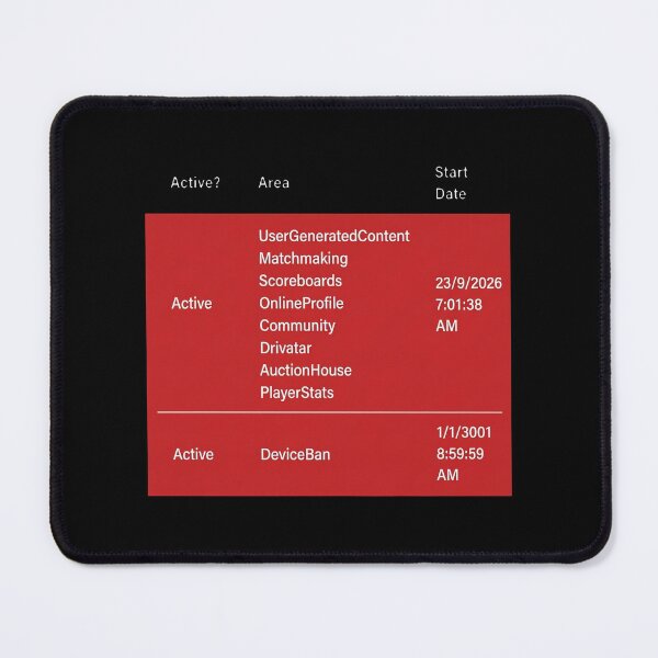 Item preview, Forza Horizon 6 Device Ban Screen designed and sold by thedoodlevault.