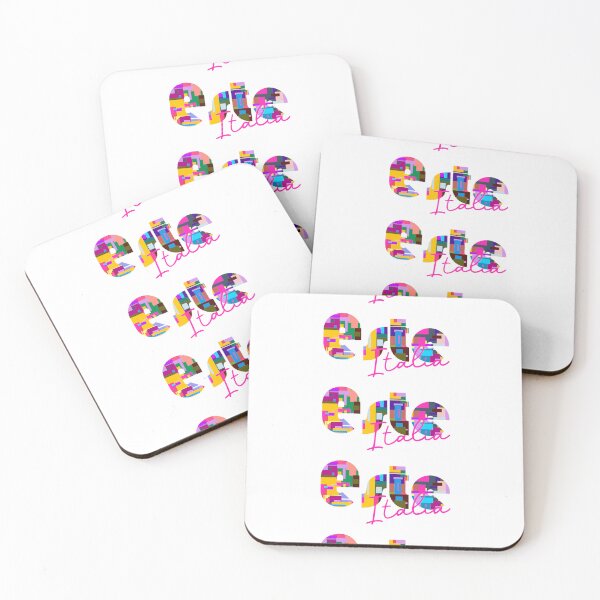 Item preview, Este, Padova, Italy, Italia, colorful typography design for travellers designed and sold by Wanderful-roads.