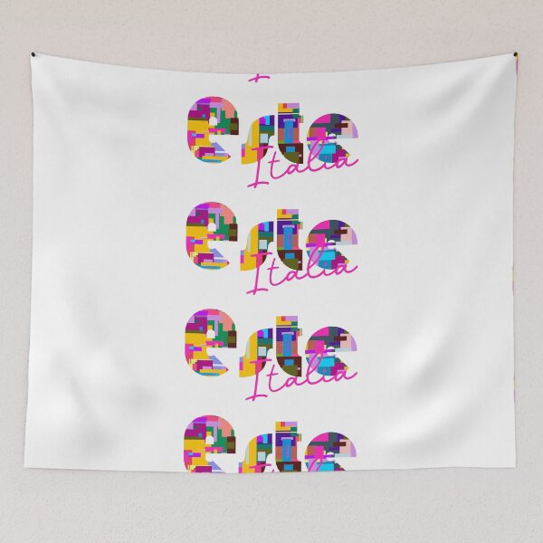 Item preview, Este, Padova, Italy, Italia, colorful typography design for travellers designed and sold by Wanderful-roads.